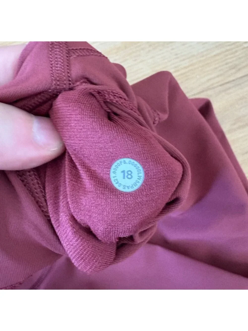 Lululemon Athletic Wunder Under HR Yoga Pants Tight 25” Mulled Wine Size 18